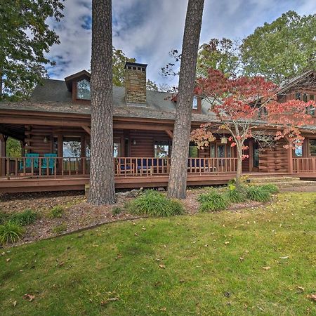 Hilltop Hot Springs Log Cabin With Hot Tub And Grill! Exterior foto