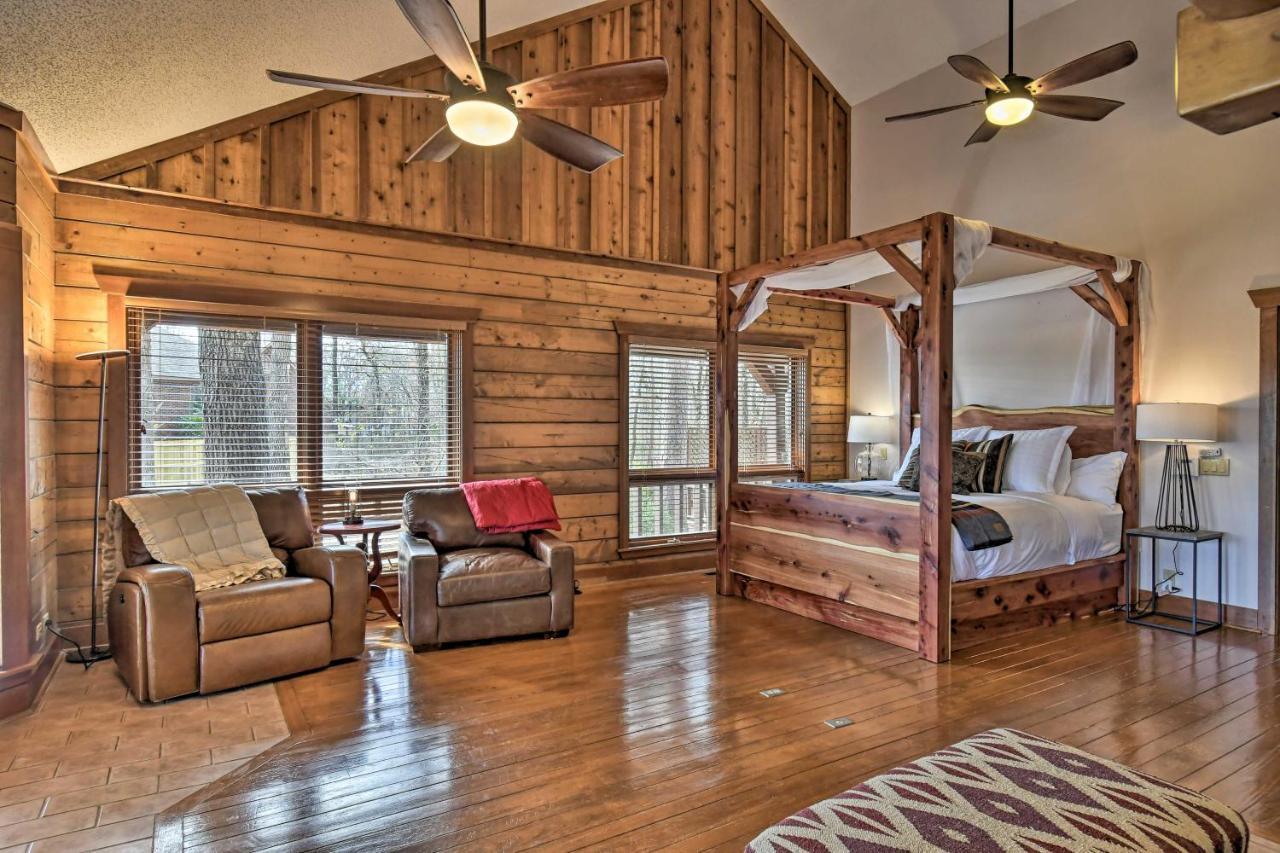 Hilltop Hot Springs Log Cabin With Hot Tub And Grill! Exterior foto